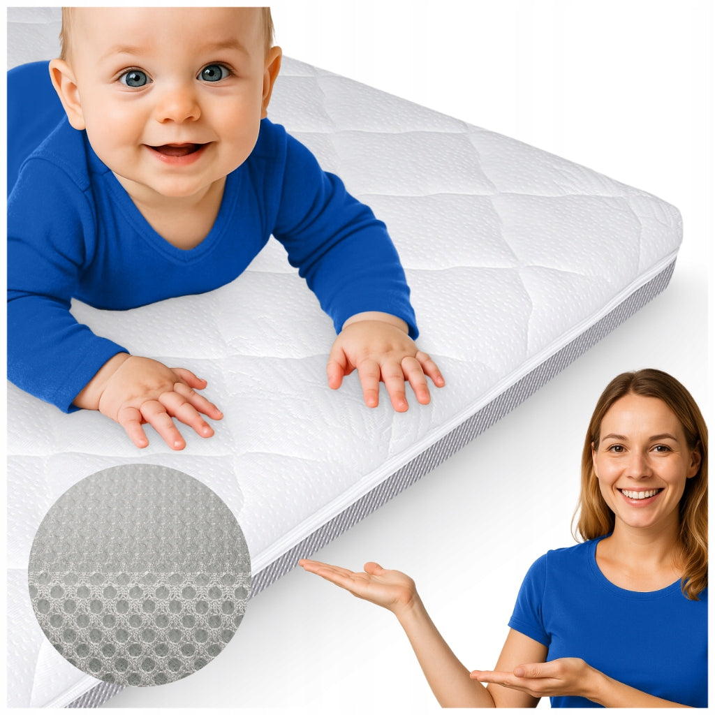 Mattress 90x50 for Cot FOAM HARD Mattress 50x90 for Cradle 90x50 4W1