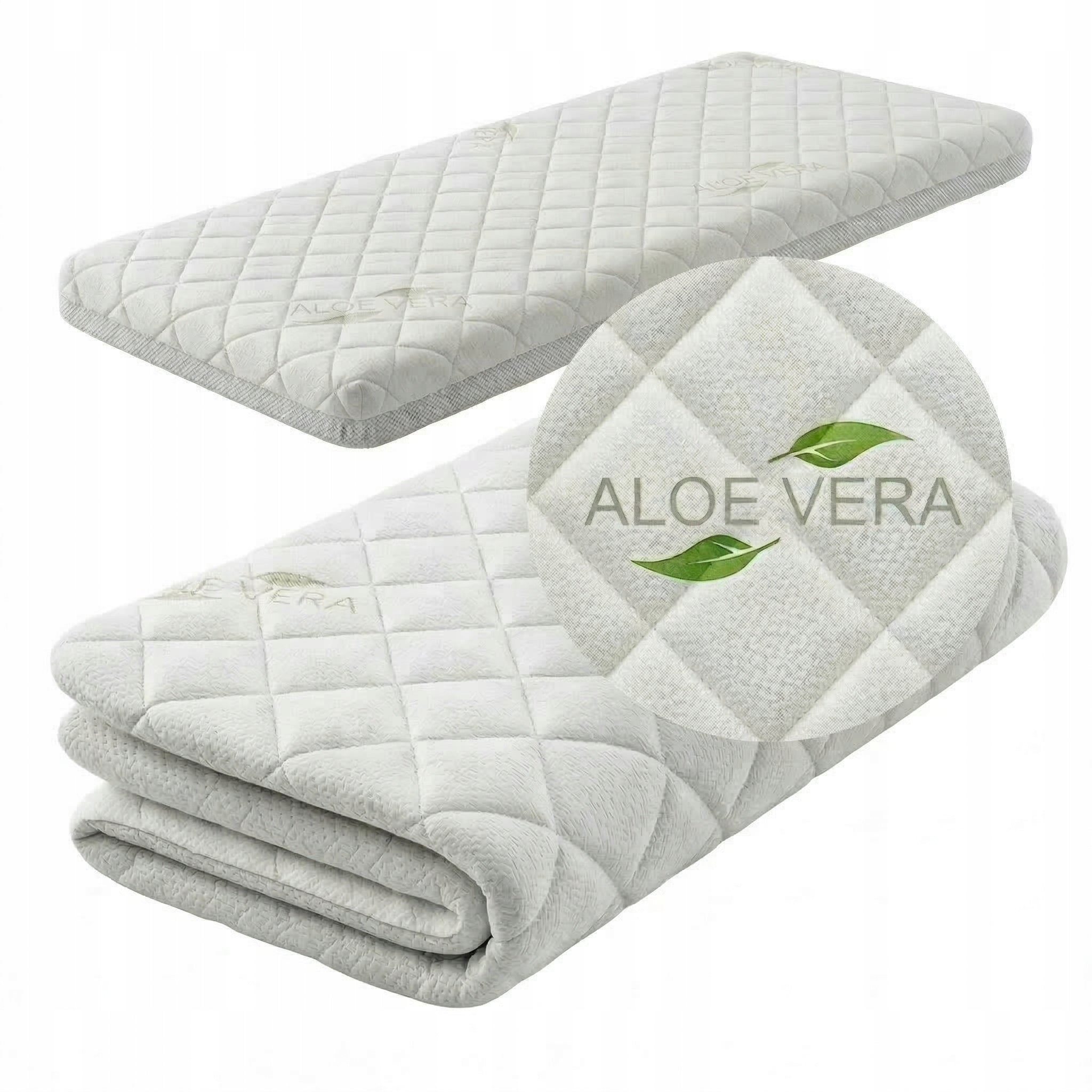 Mattress Cover 120x60 Aloe Vera Thick Mesh 3D Oeko-Tex Breathable