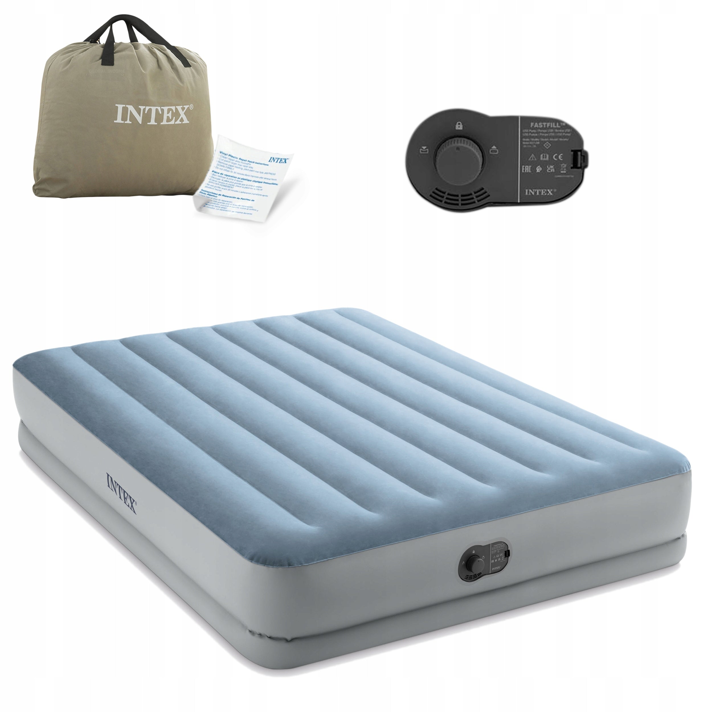 Mattress Inflatable Intex 64159 Queen Comfort Pump 230V 2-Person 36cm