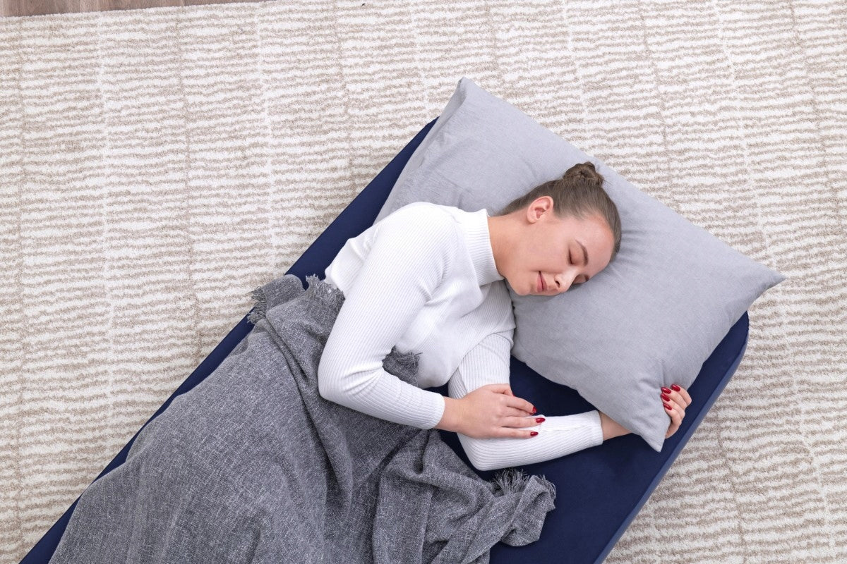 Mattress Inflatable Single Velour almost 2m 185x76 22 cm bed Bestway Brand Bestway