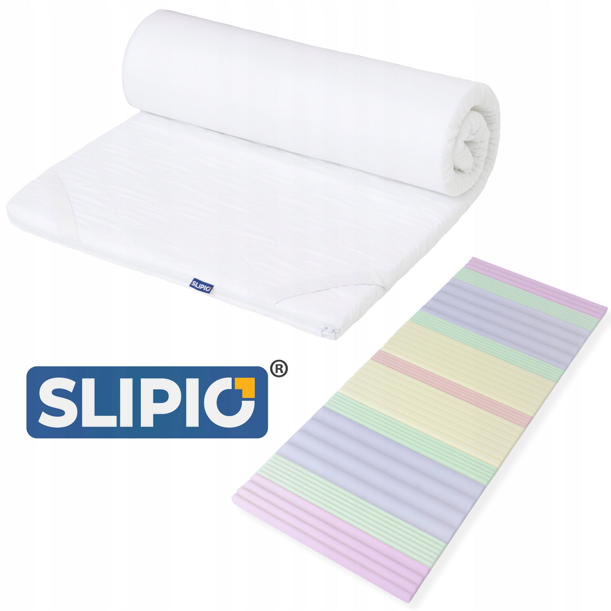 Mattress Surface Massage 5 ZONES ERGO+ 130x190x6cm Topper Foam