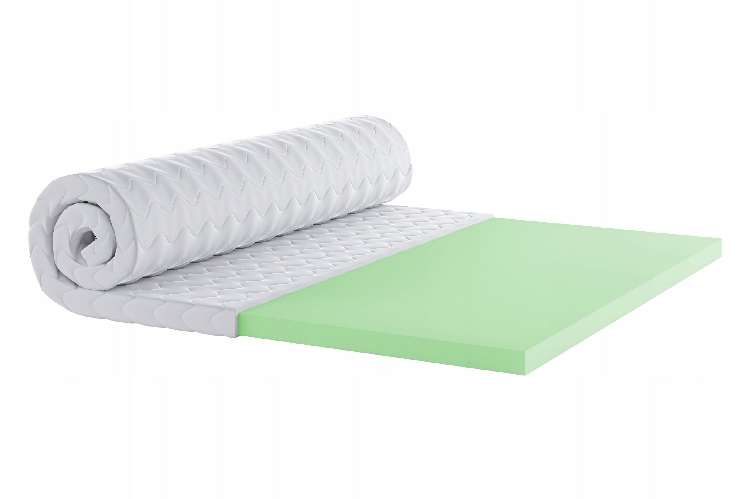 Mattress cover foam T35 POWER GREEN PUR hard 140x200 5cm leveling