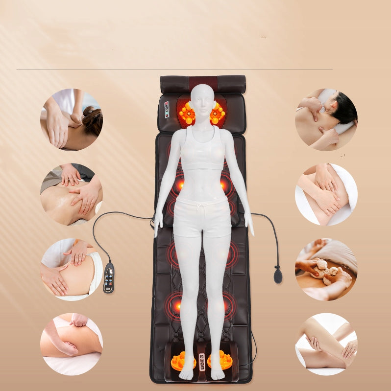 Mattress for spine and calf massage, with heating, length 126 cm Brand no brand
