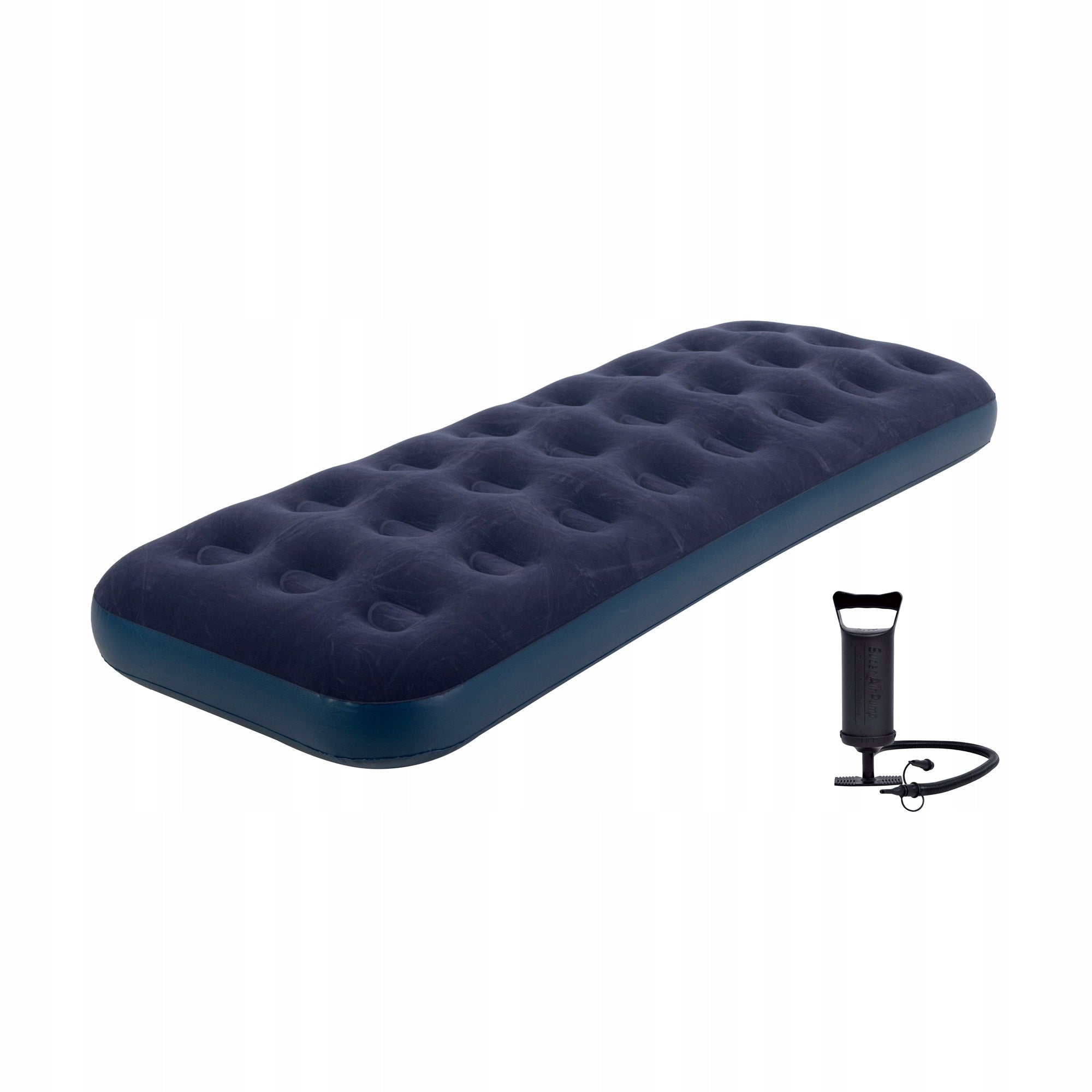 Mattress inflatable single bed velour set pump AVENLI 191x73x22 Manufacturer code 24040