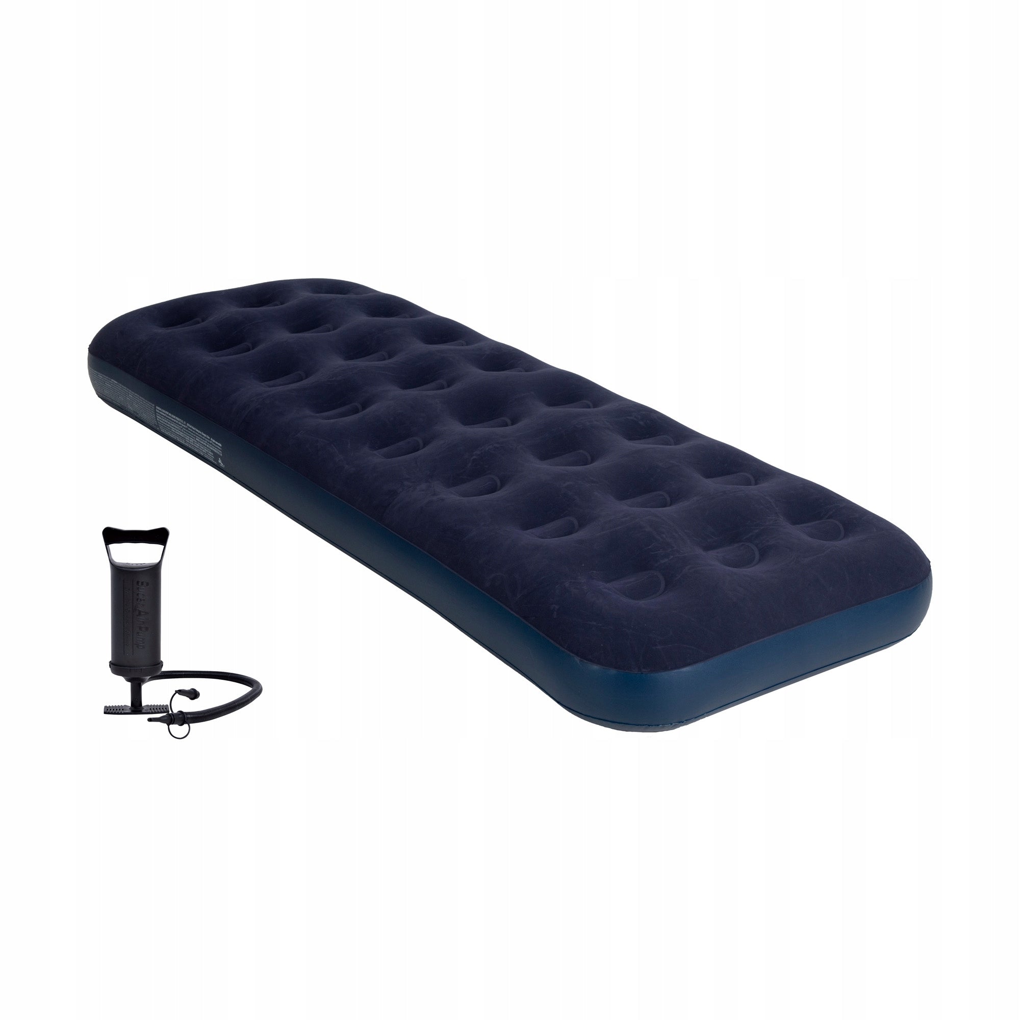 Mattress inflatable single bed velour set pump AVENLI 191x73x22 Packaging status original