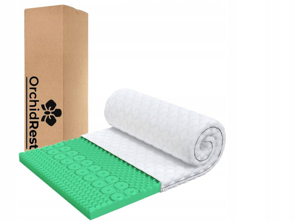 Mattress topper 120x200 LARS 8cm, H3, profiled foam HR;