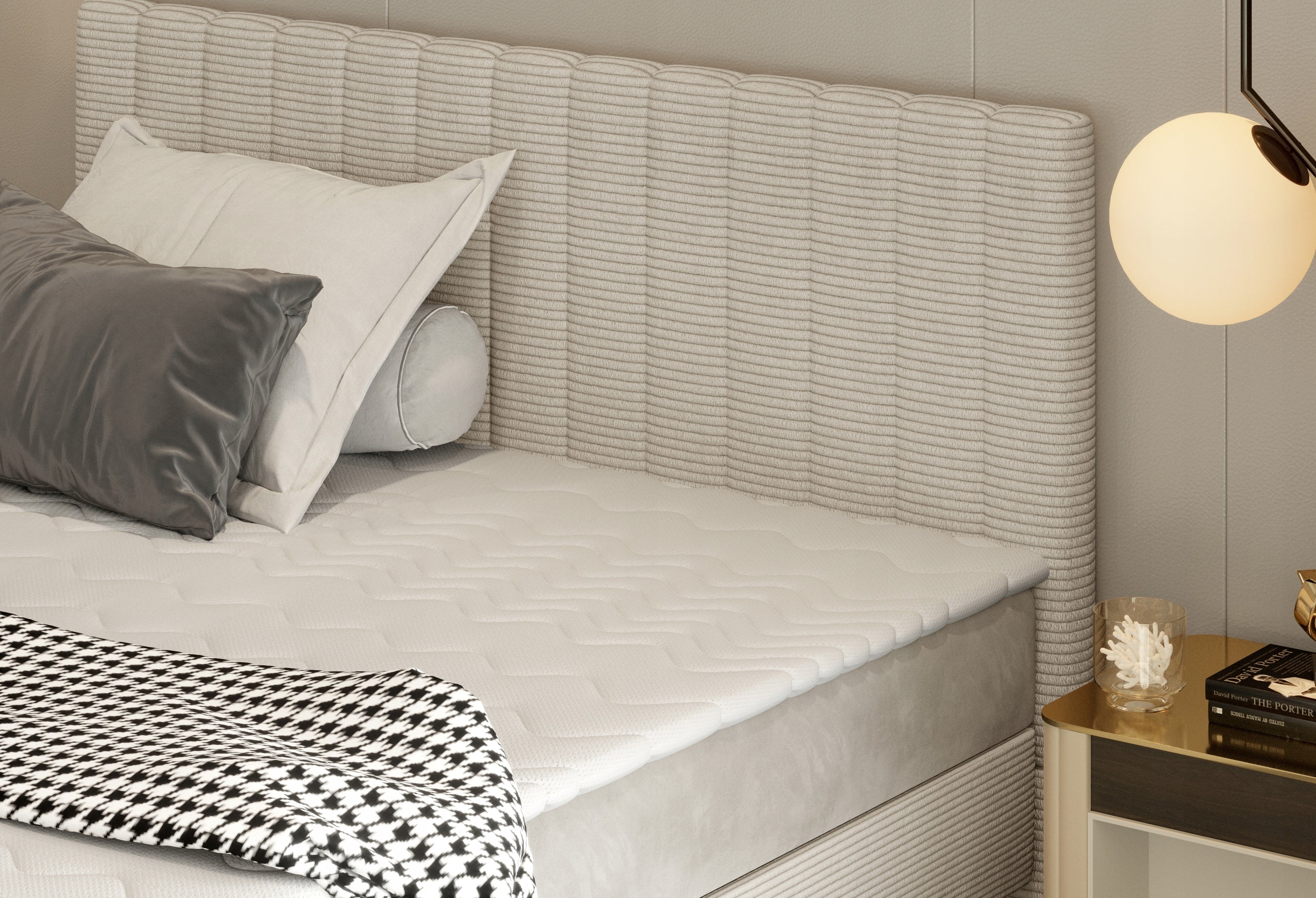 Mattress topper 140x200x3cm PUR foam overlay BASIC topper H2 Mattress height 3 cm