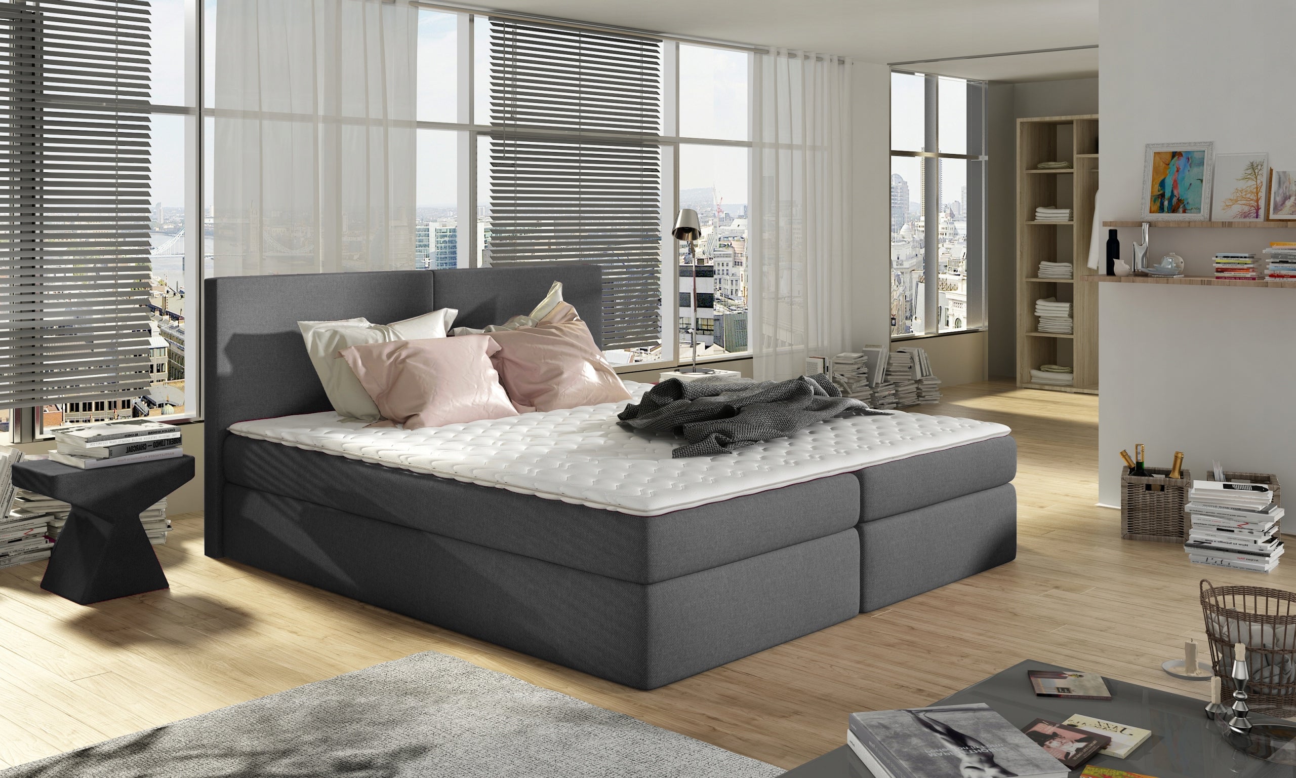 Mattress topper 140x200x3cm PUR foam overlay BASIC topper H2 Mattress length 200 cm