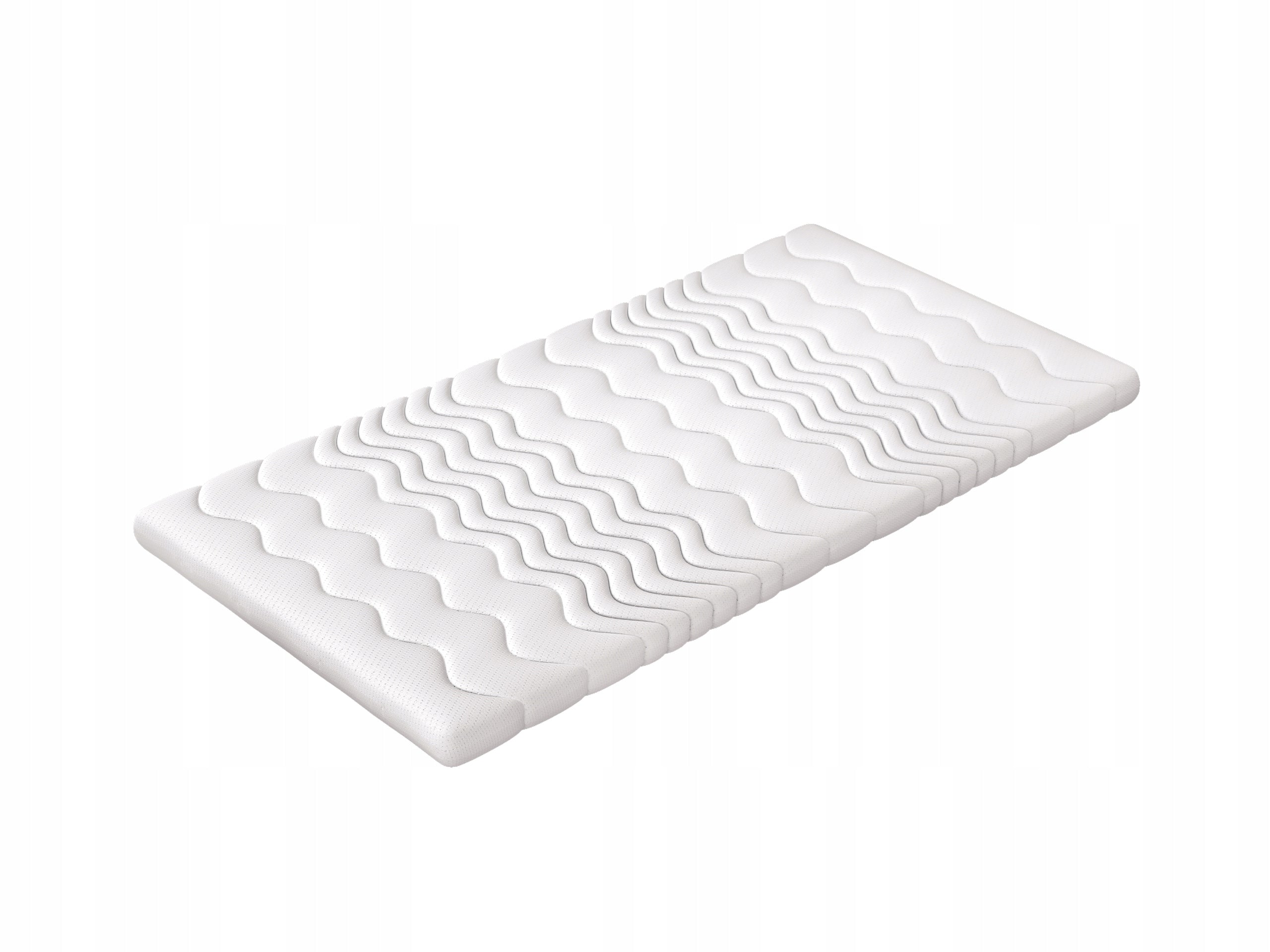 Mattress topper 140x200x3cm PUR foam overlay BASIC topper H2 Mattress width 140 cm
