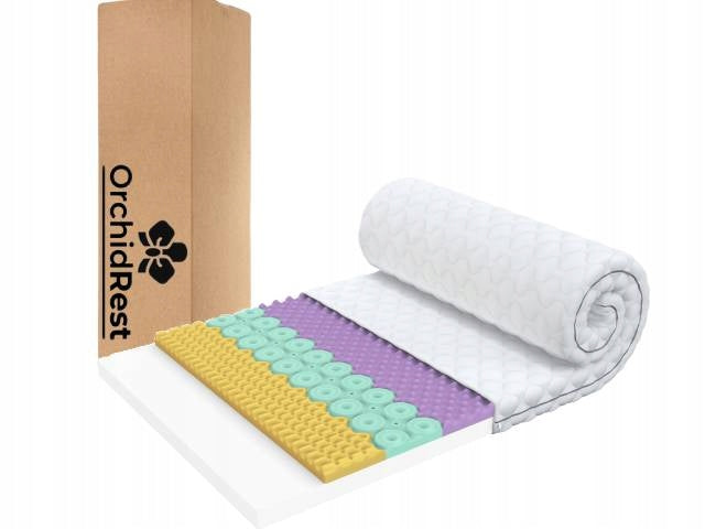 Mattress topper 160x200, Mattress cover 7 zones, 9cm, H3;