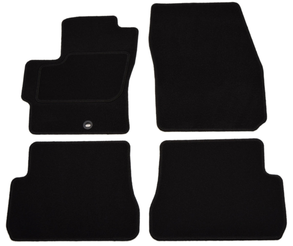 Mazda 3 2003-2009r. Black Velour Rugs - Economy
