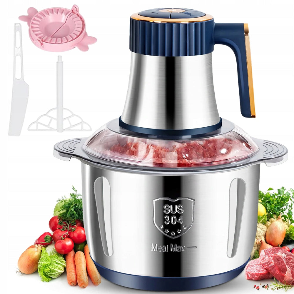 Meat Machine 500W Steel 5L 5 Speeds - Vegetables/Fruits/Sauces
