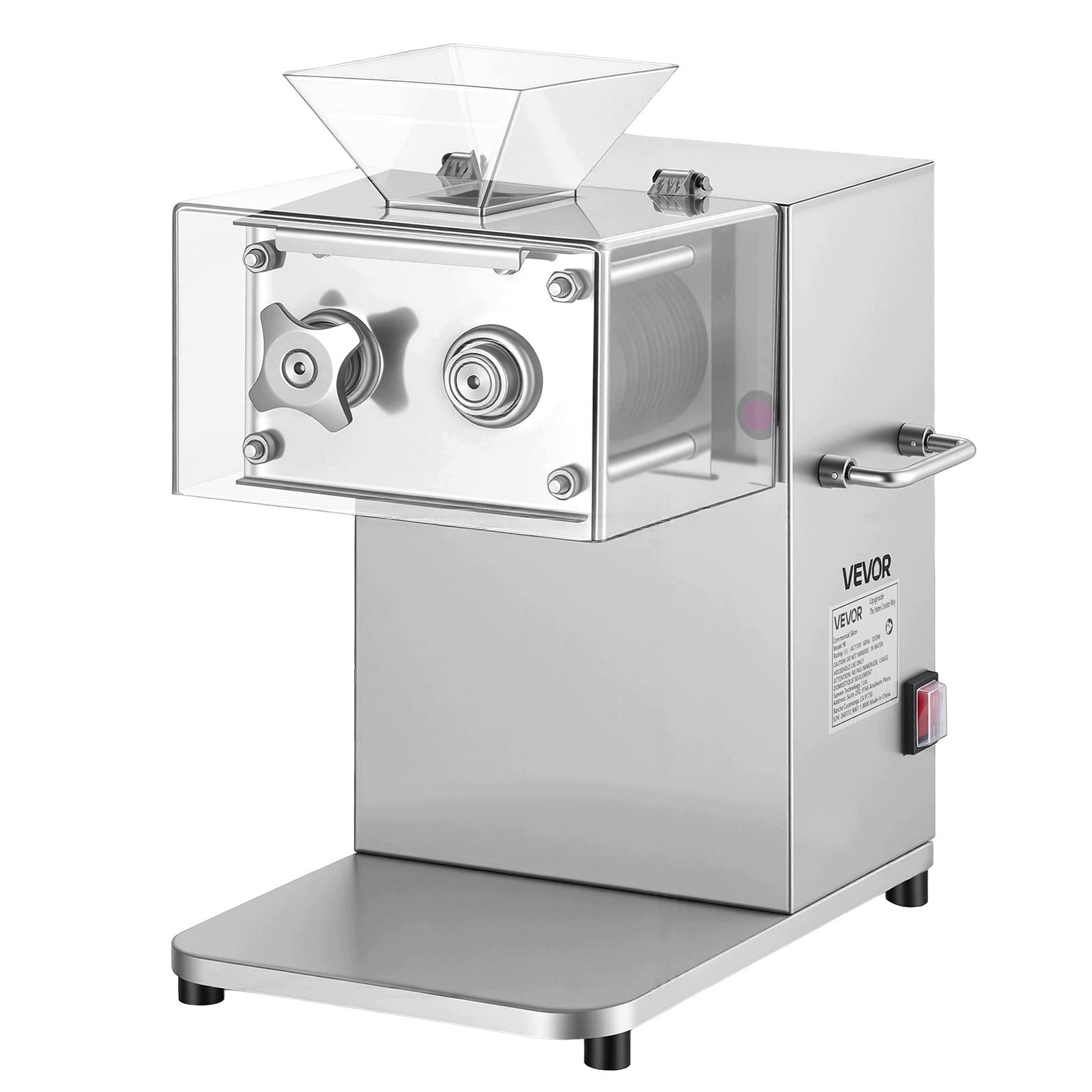 Meat Slicer 850W 250KG/H Cutting Thickness 5MM Removable And Washable