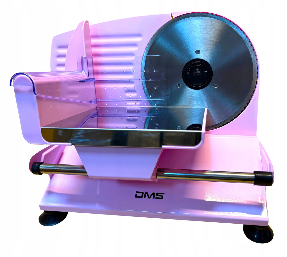 Meat Slicer Cheese Bread Electric Steel DMS AS-400 Pink Packaging status original