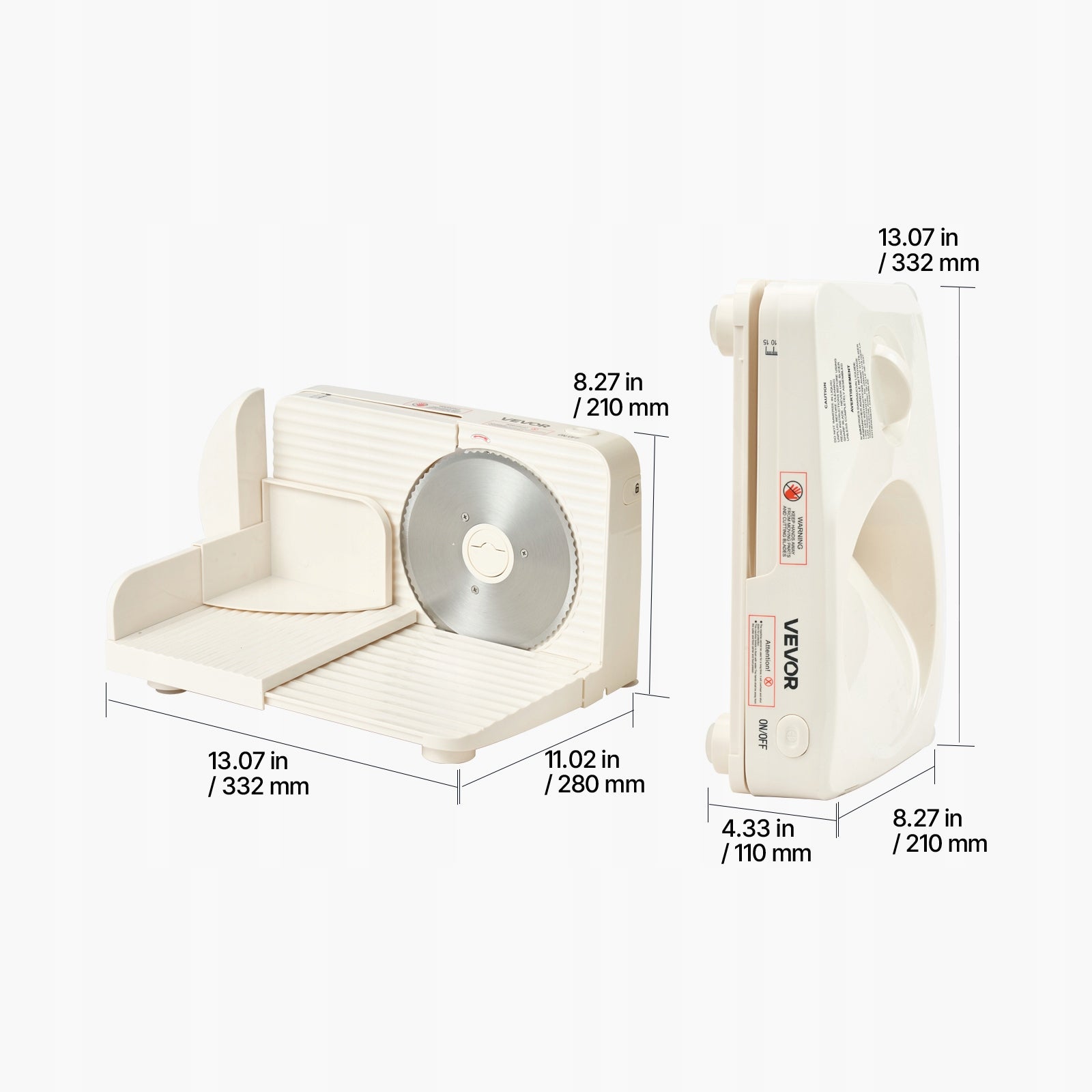 Meat Slicer Universal Electric 180W With 17CM Blade 0-15MM Manufacturer code DRQPJJYKBZD6TSY