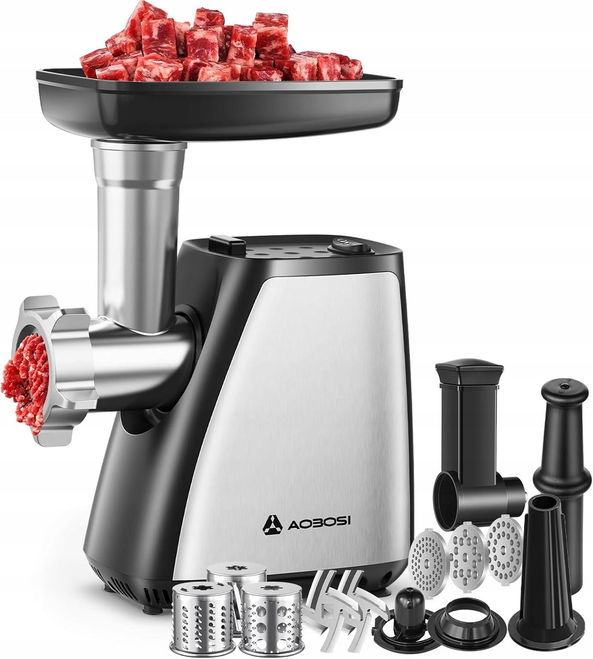 Meat grinder Aaobosi MGC04 silver/grey 2800 W Brand Aaobosi