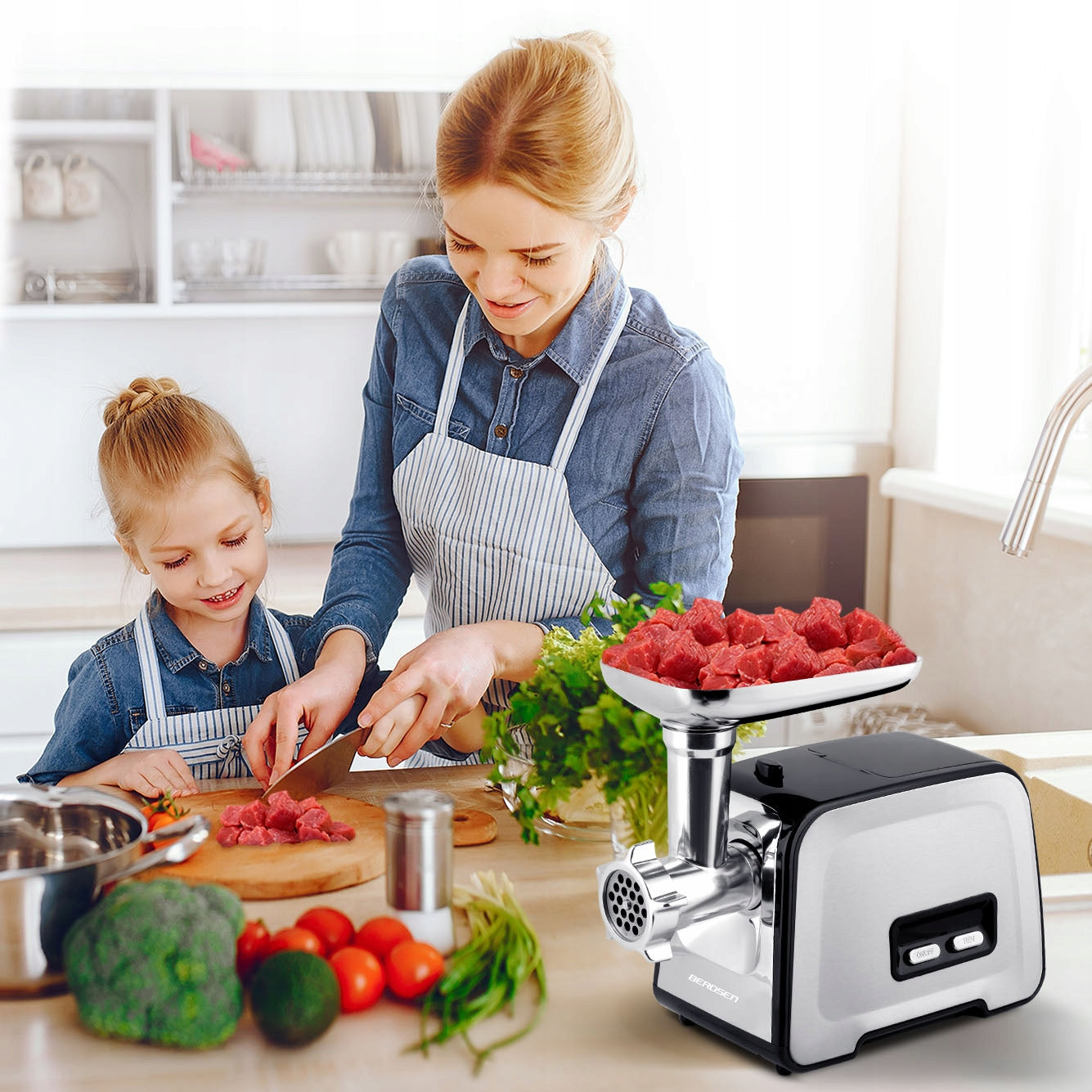 Meat grinder BERDSEN vegetable shredder EAN (GTIN) 5903890622701