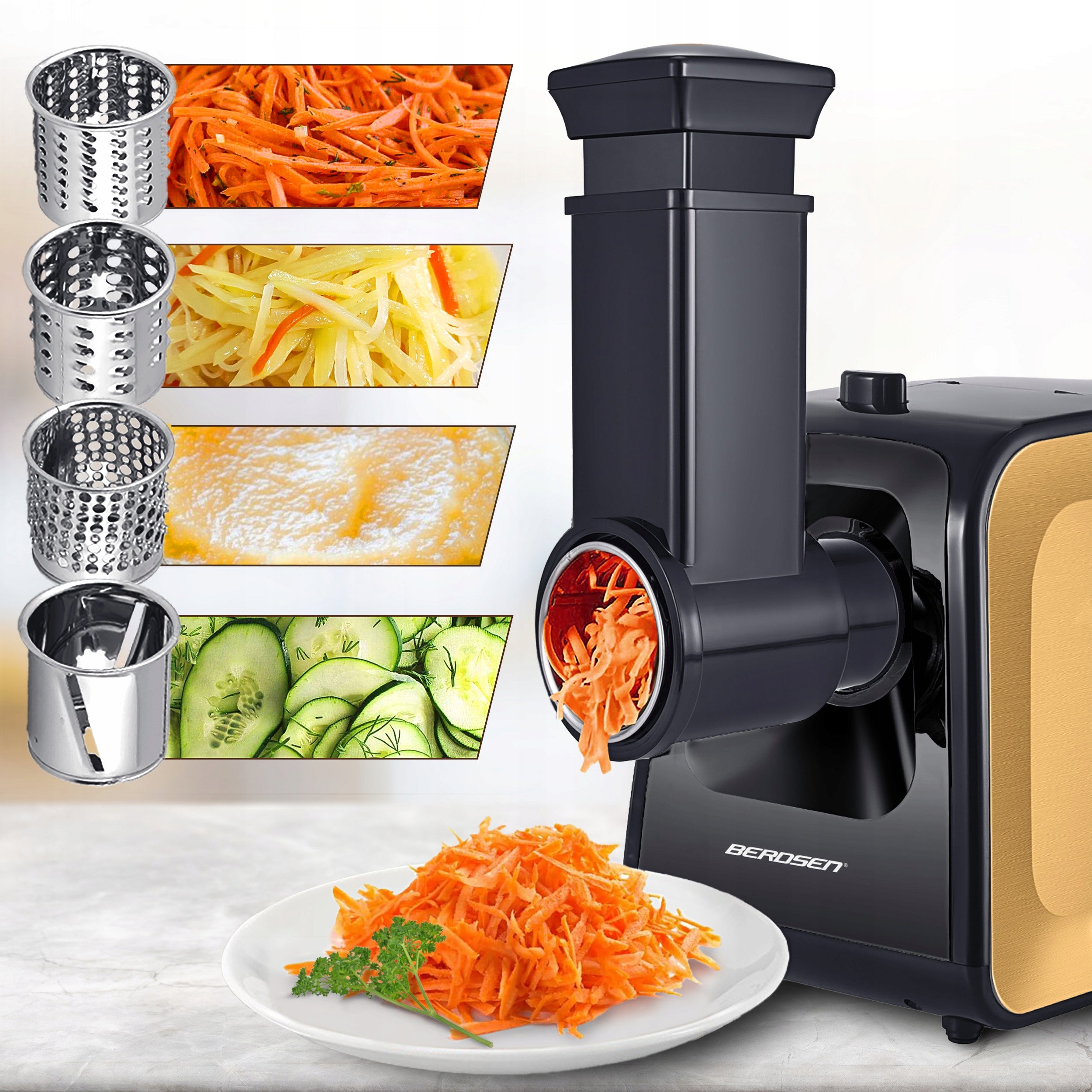 Meat grinder BERDSEN vegetable shredder Power rating 1200 W