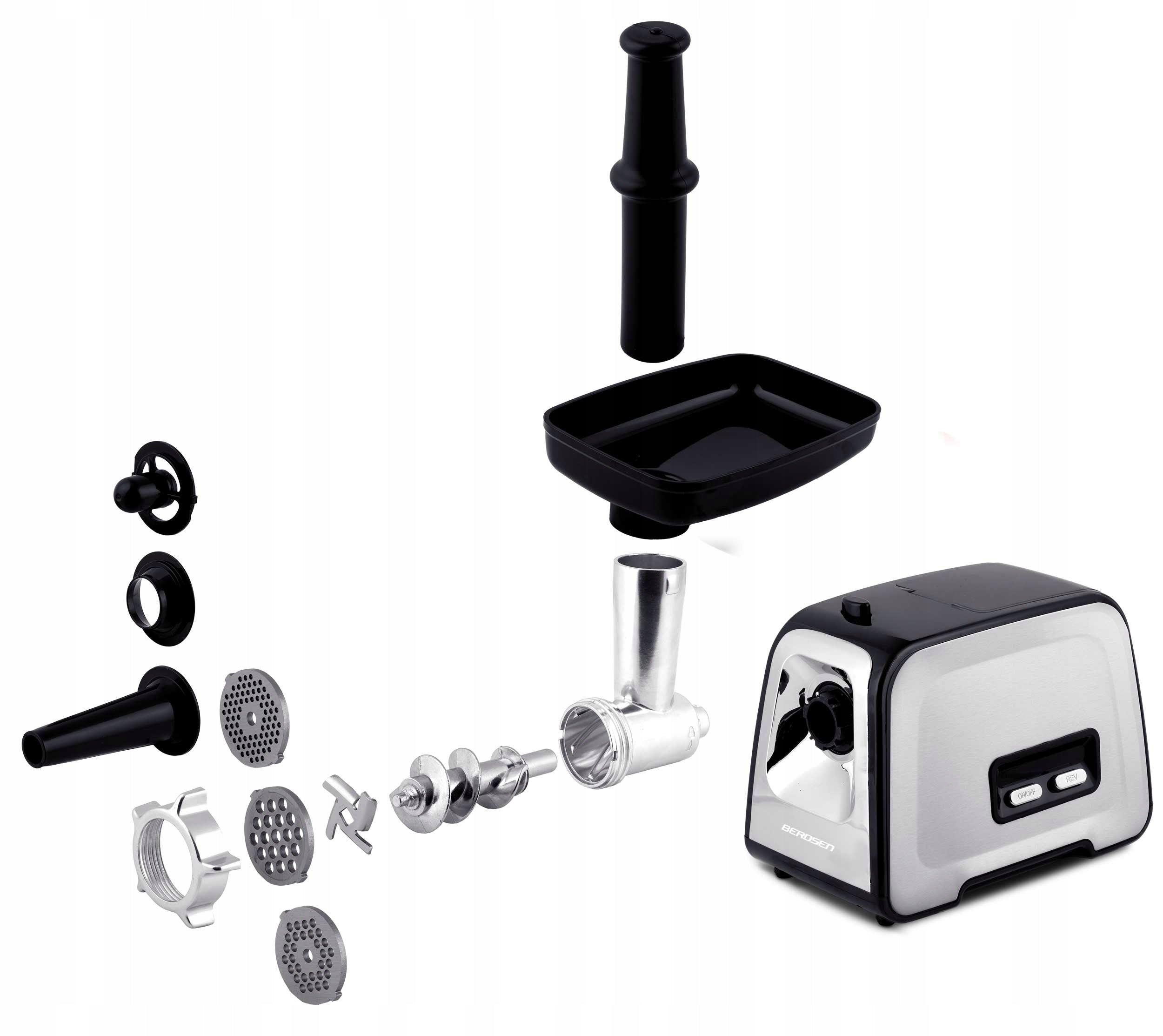 Meat grinder Berdsen 1200W Set of attachments and strainers Model BD-601A