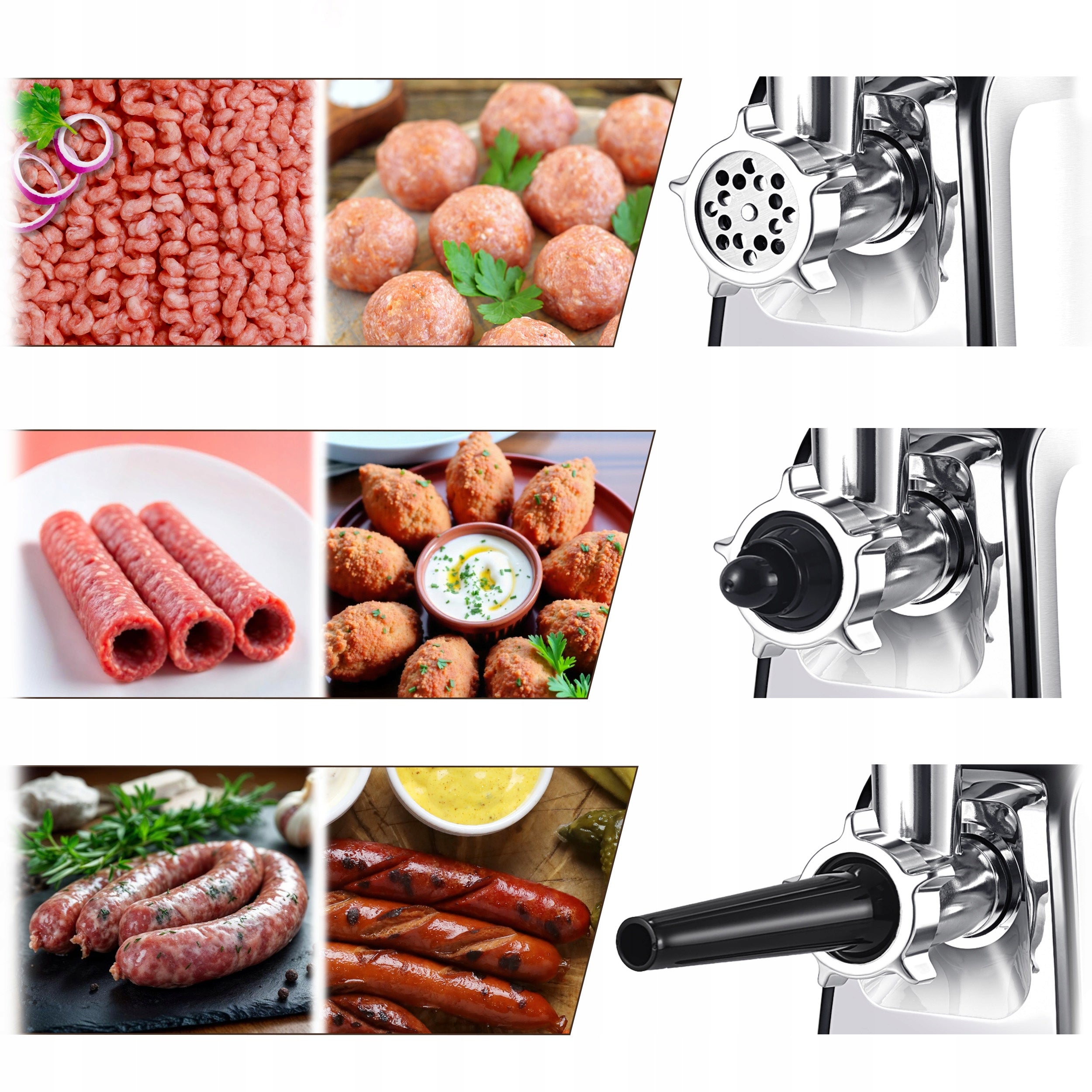 Meat grinder Berdsen shredder Grinding efficiency 3.2 kg/min