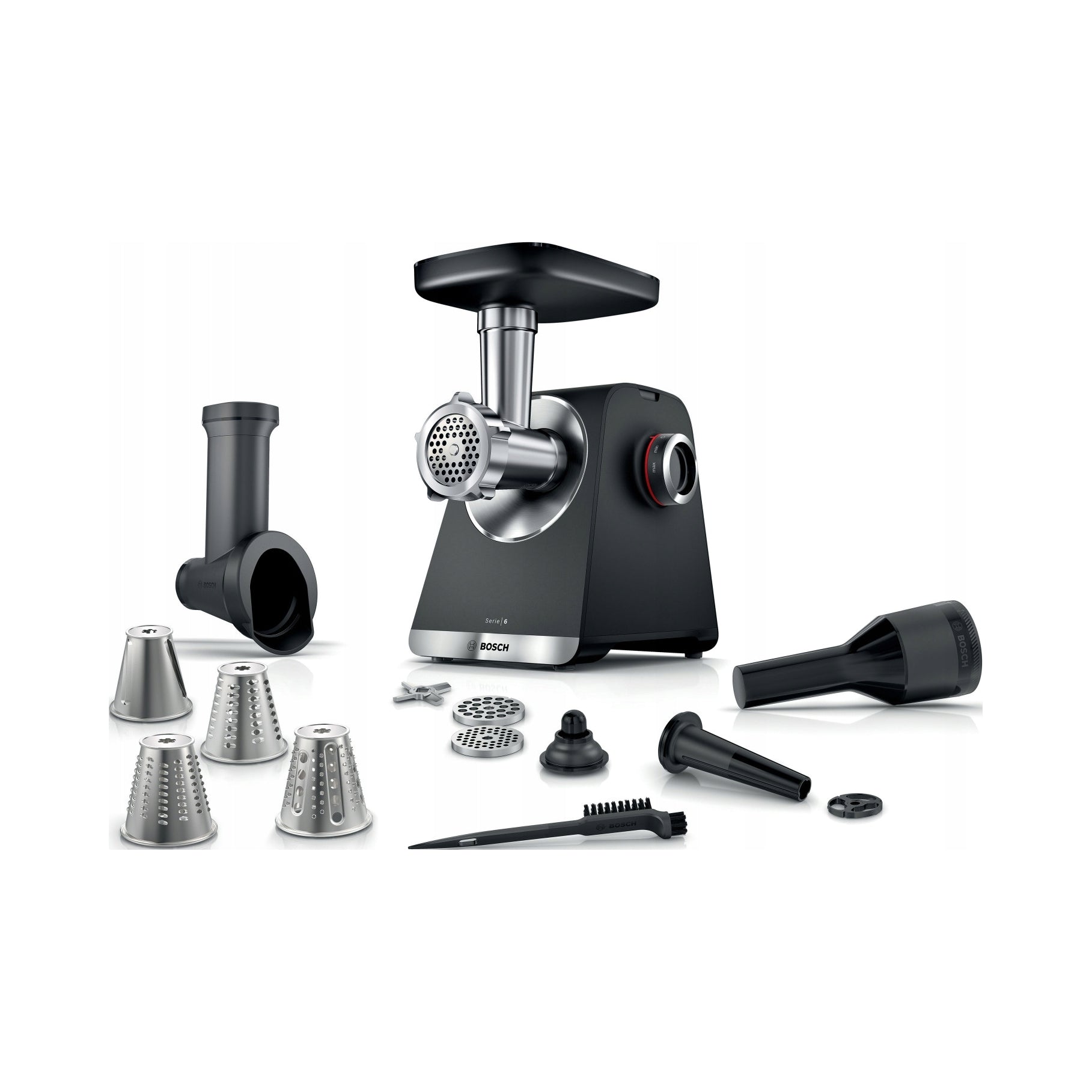Meat grinder Bosch Series 6 MFWS640B 2100W Reverse gear 2 speeds