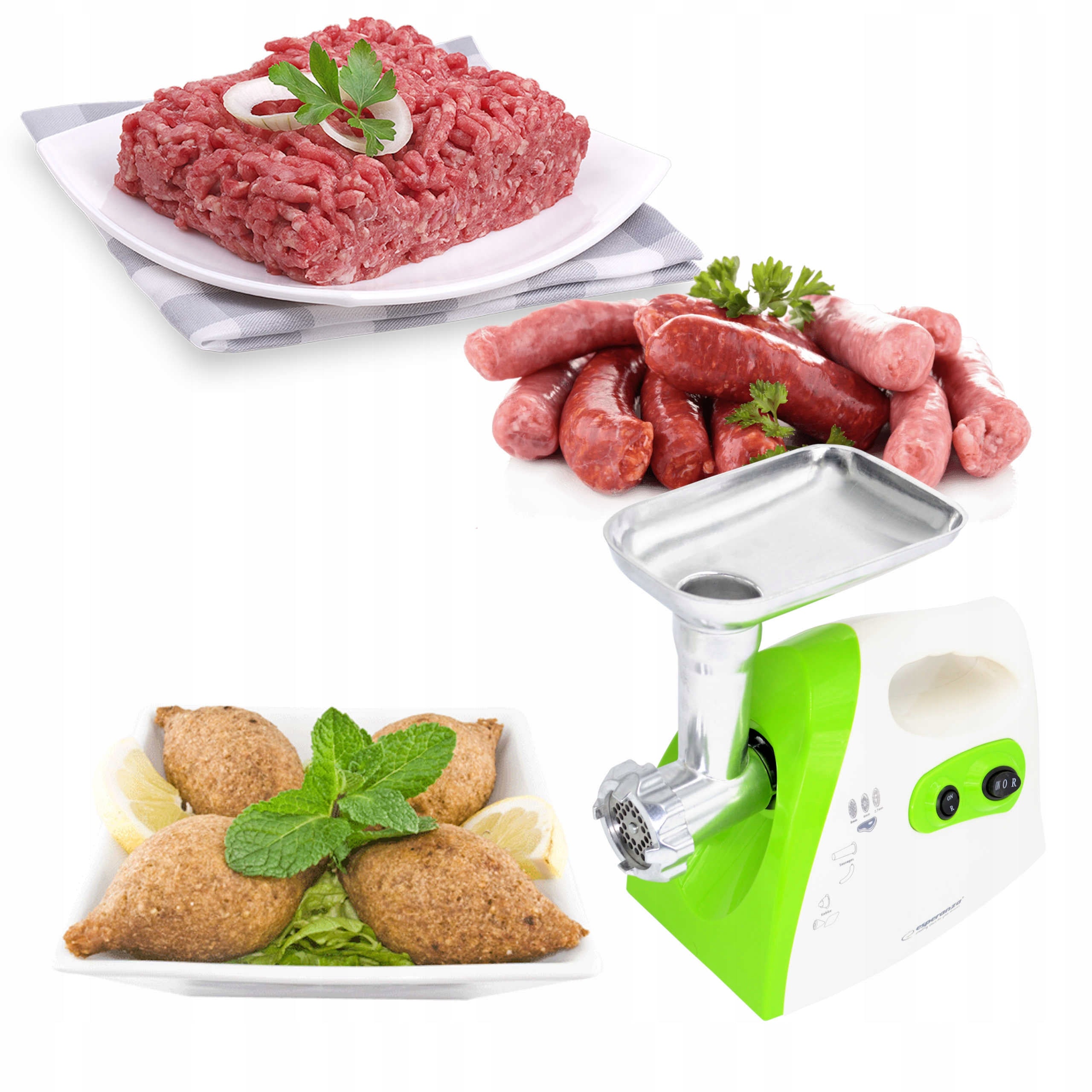 Meat grinder Esperanza EKM012G Dominant color white