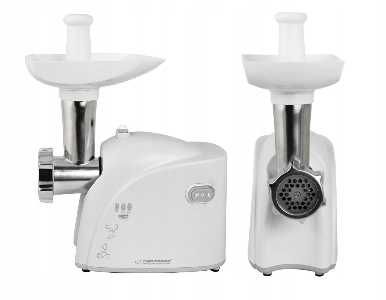 Meat grinder Esperanza Musaka EKM032 2200W white Grinding efficiency 2 kg/min