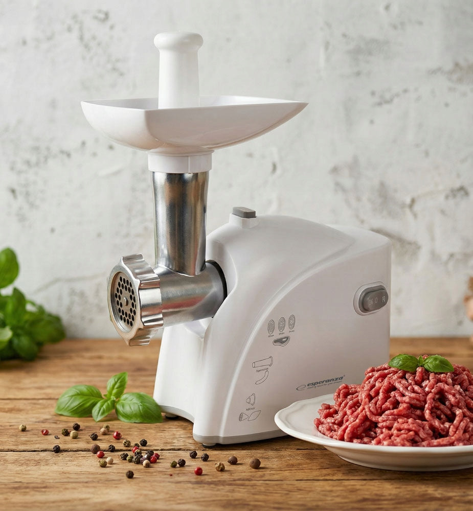 Meat grinder Esperanza Musaka EKM032 2200W white Reverse gear yes