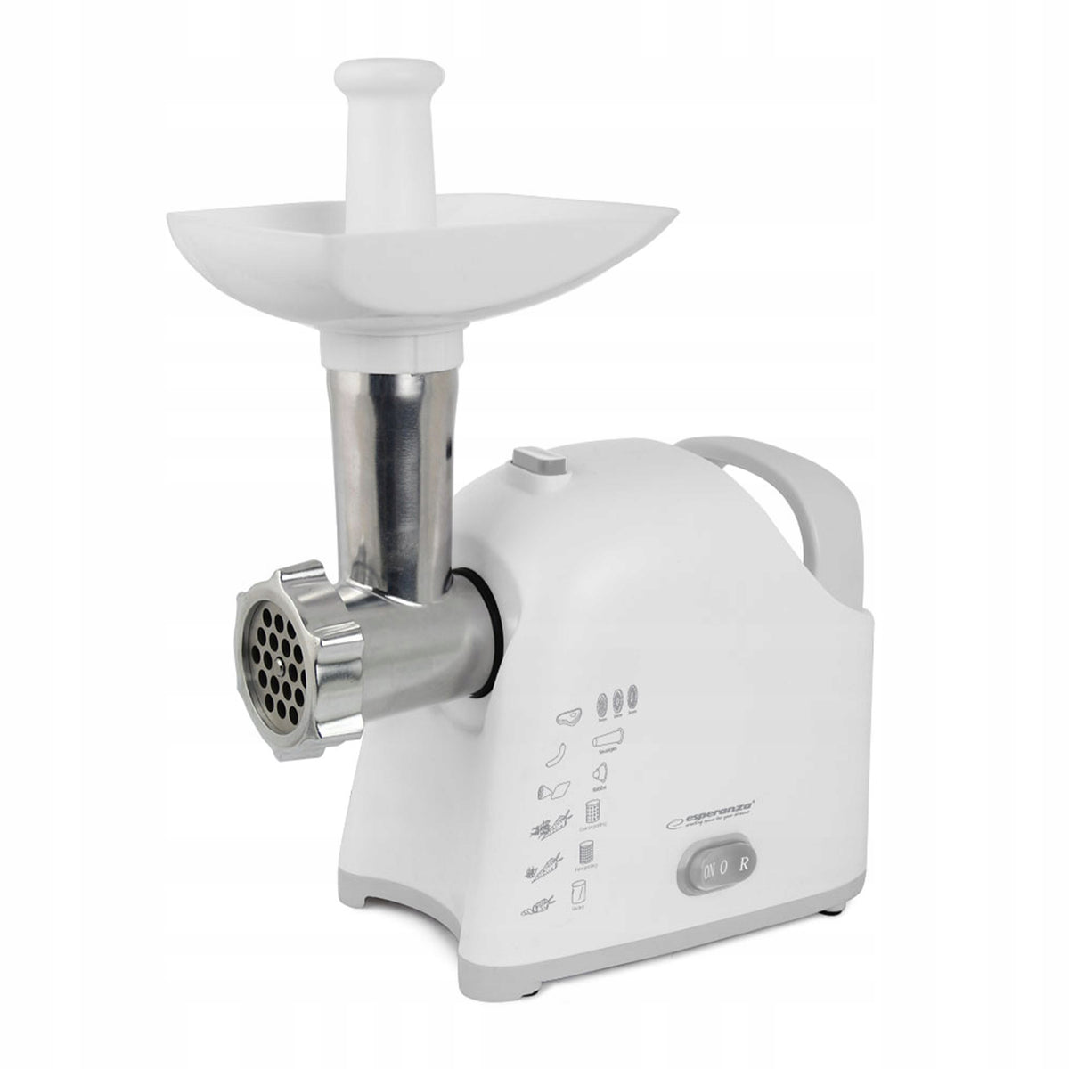 Meat grinder Esperanza Wellington white 2200 W Manufacturer code Maszynka do mielenia