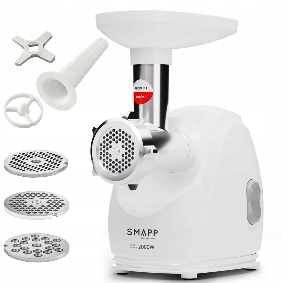 Meat grinder SMAPP 489.8 white 2000 W Manufacturer code 489.8