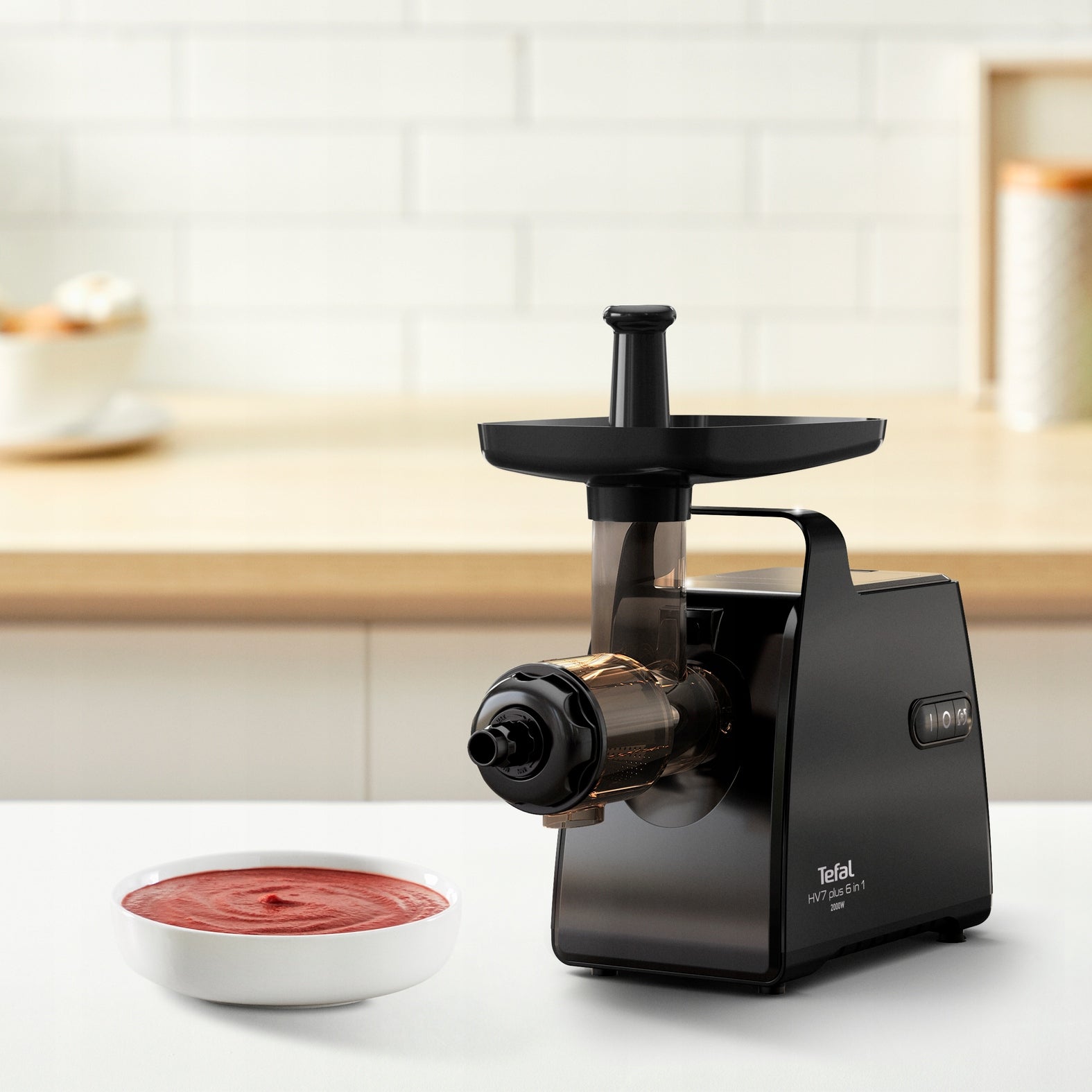 Meat grinder TEFAL NE553838 2000 W 6w1 2,8kg/min Dominant color black