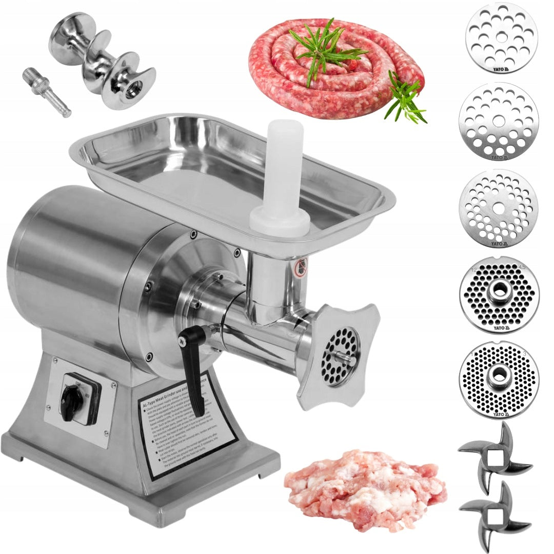 Meat grinder Wolf YATO 150kg/h 650W YG-03215 5 strainers and 2 knives
