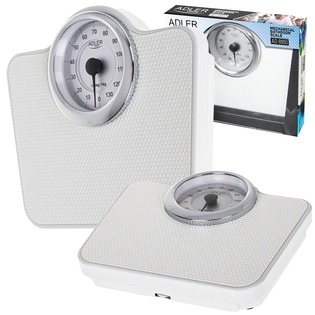 Mechanical Bathroom Scale AD 8180 - Accuracy 1kg, Lifting capacity 136kg