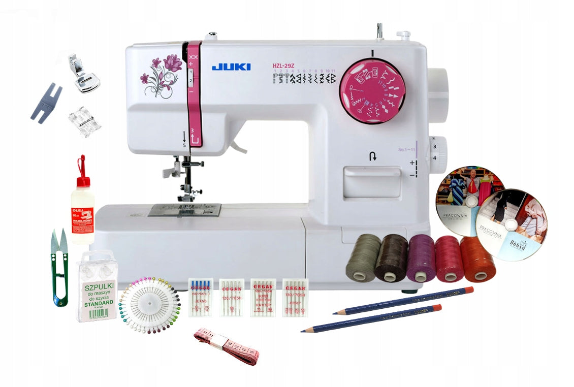 Mechanical sewing machine JUKI HZL-29Z + freebies + feet