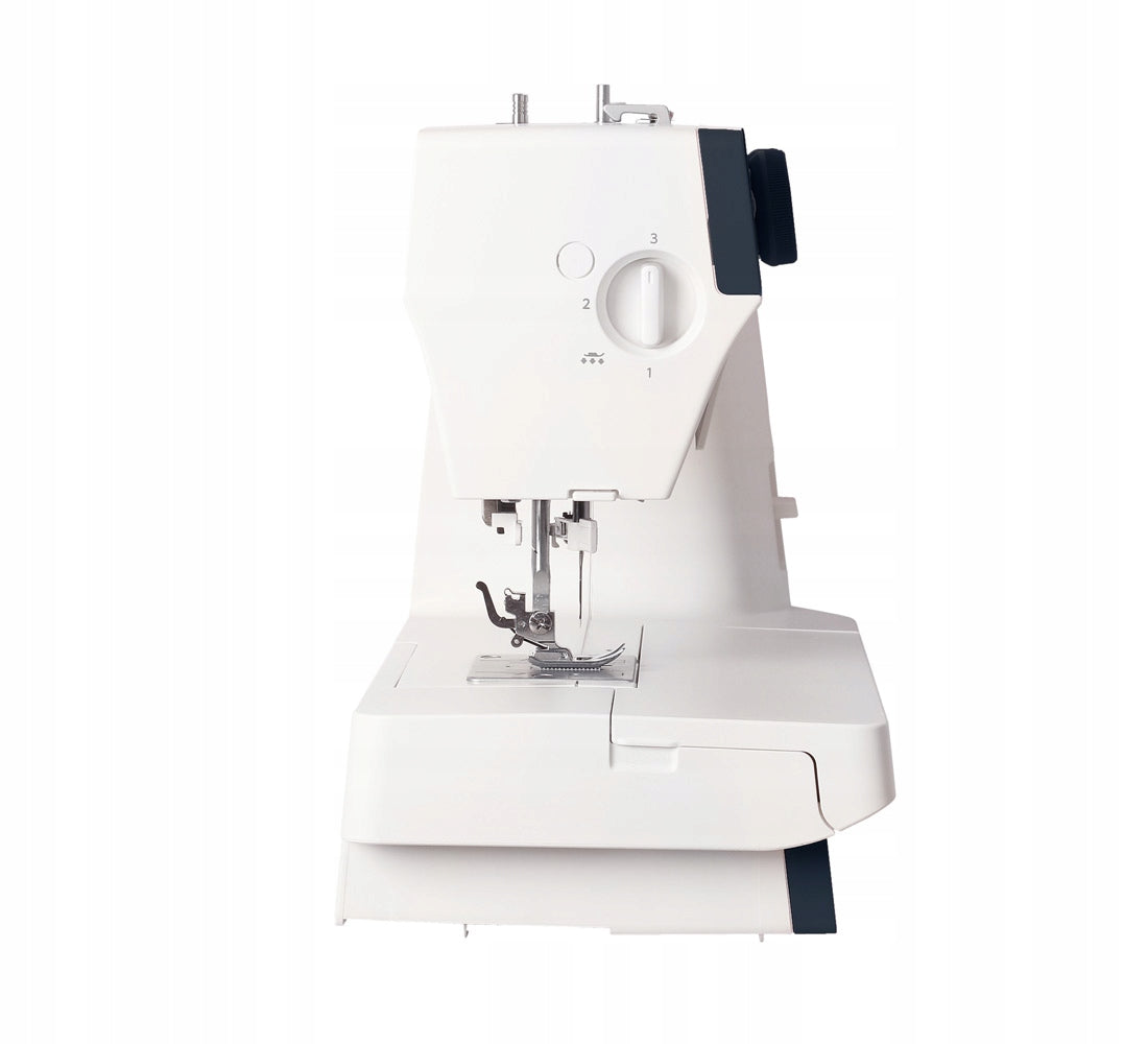 Mechanical sewing machine Janome 1522 DG dark grey + sewing courses Dominant color silver/gray