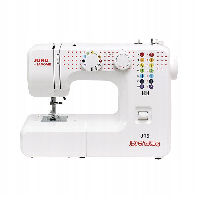Mechanically controlled multi-purpose sewing machine, JANOME JUNO J15