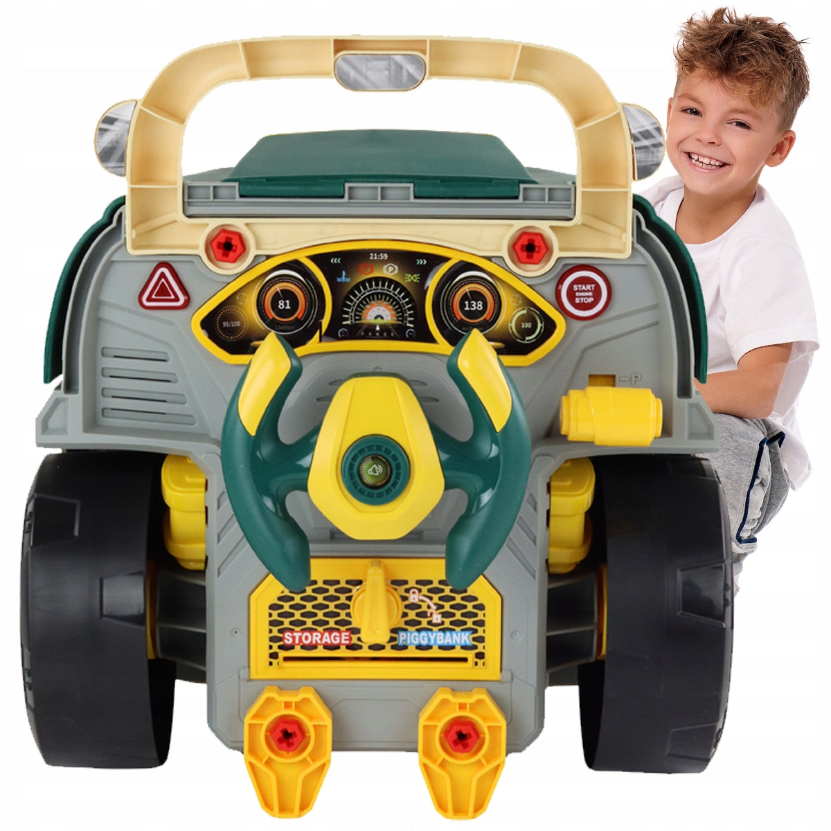 Mechanics Kit Large Motor for Twisting and Unscrewing Auto Sound Light