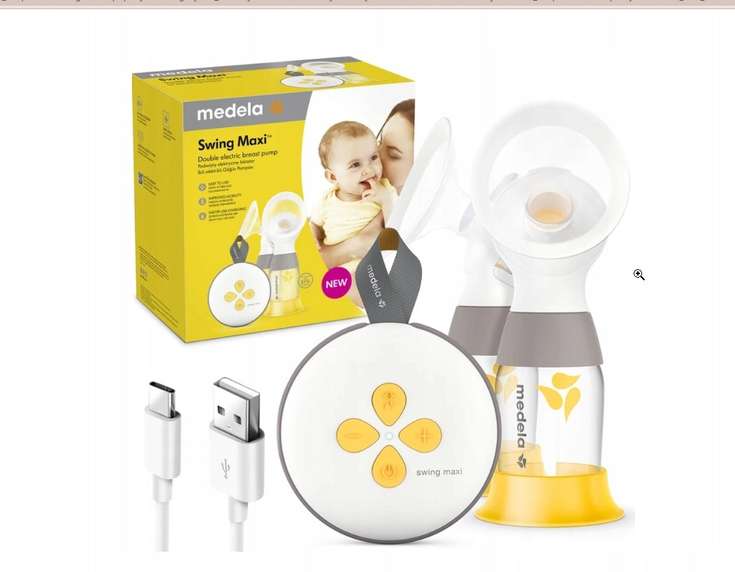 Medela Swing Maxi Electric Breast Pump Dual USB 2-Phase Expression