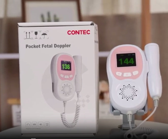 Medical Fetal Heart Rate Detector Doppler CONTEC 10CL BATTERY Packaging status original