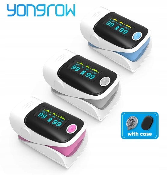 Medical finger pulse oximeter Yongrow 80C OLED pink Manufacturer code 80C OLED pink