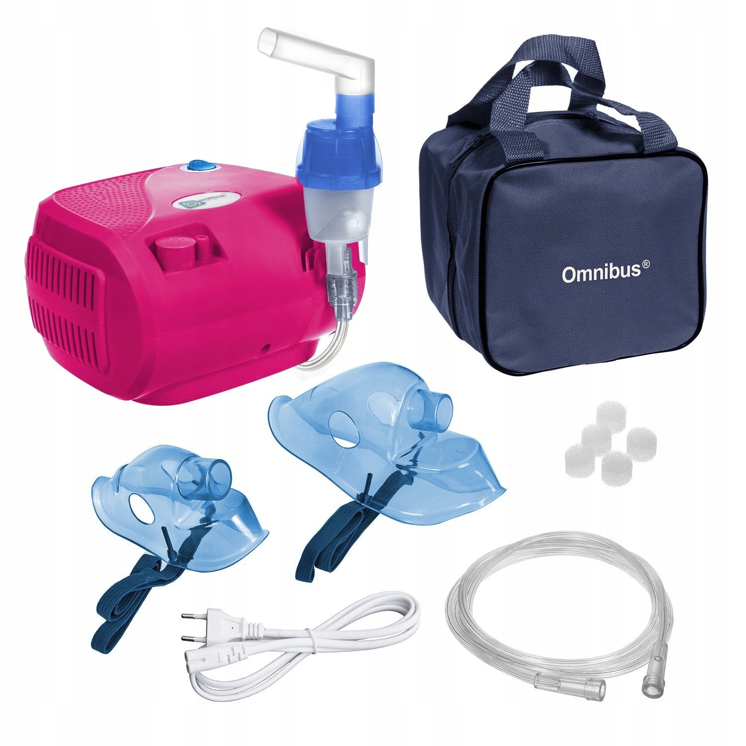 Medical inhaler quiet continuous operation OMNIBUS Rose Polish brand