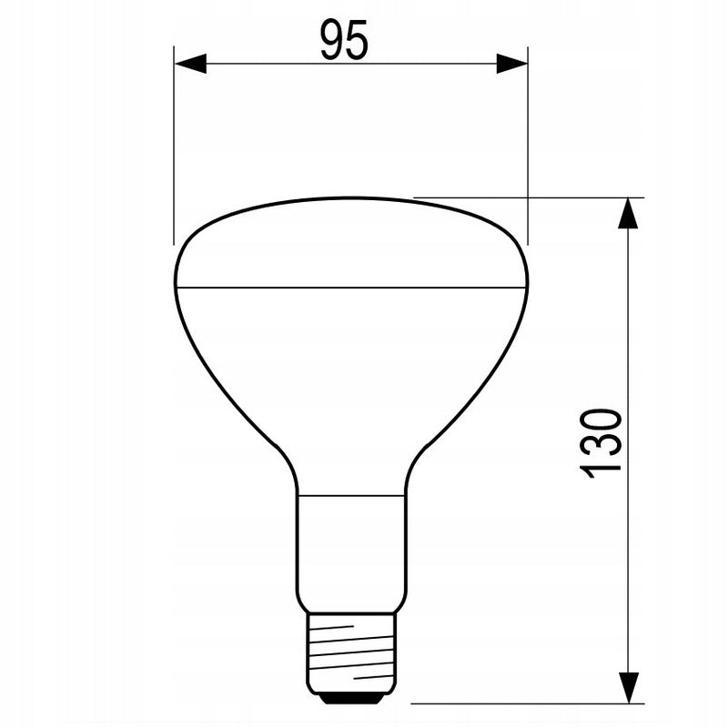 Medicinal lamp Philips red 100 W Medical device no