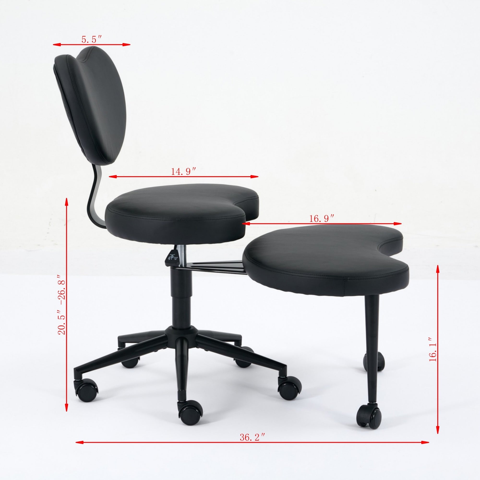 Meditation chair Plus crossed chair ADHD black Manufacturer code 9008918911020