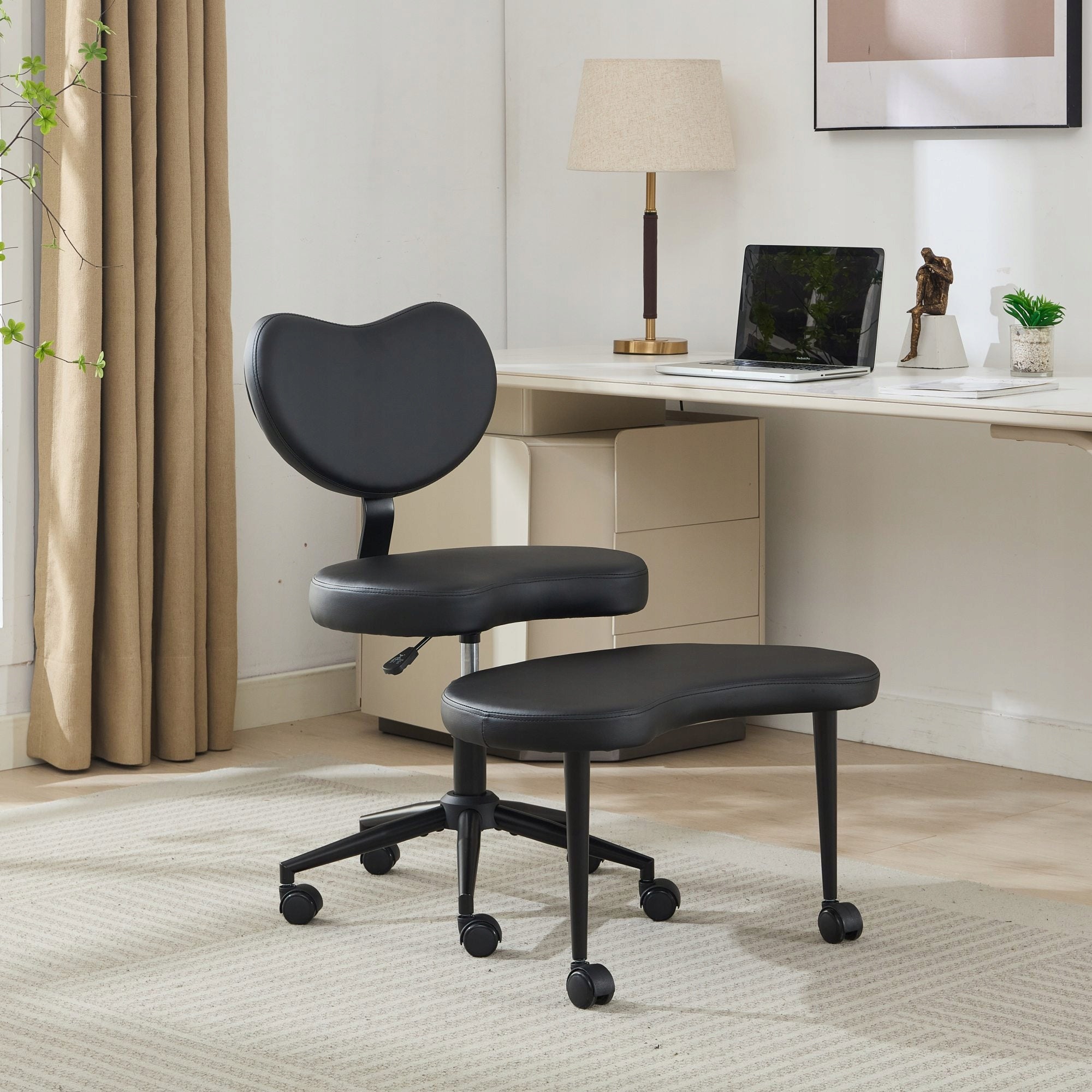 Meditation chair Plus crossed chair ADHD black