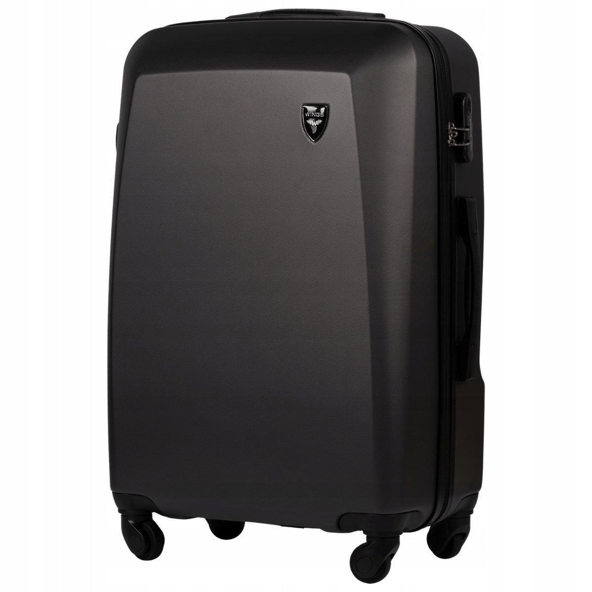 Medium Registered Suitcase ABS+ WINGS 4 Wheels Travel Luggage EAN (GTIN) 5905947763085
