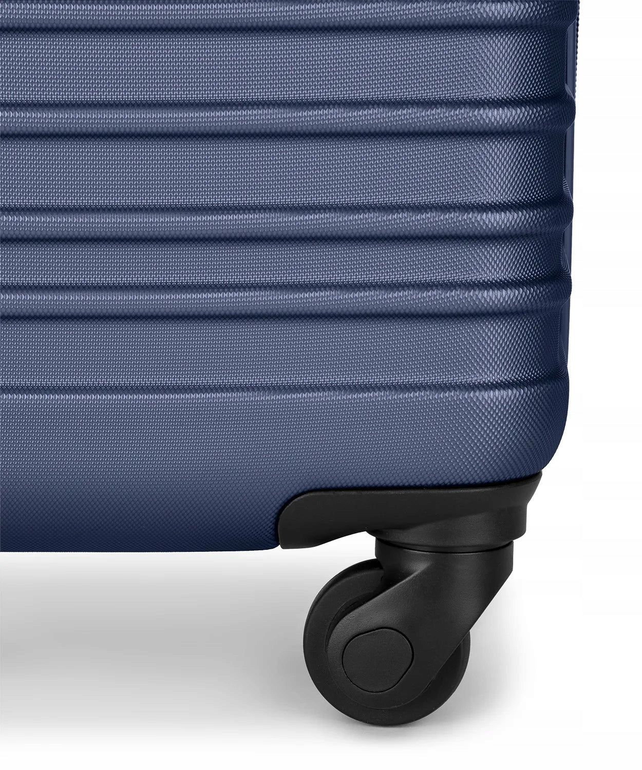 Medium Travel Suitcase Hard ABS PUCCINI Navy Blue On Wheels ABS028B-7A Height 65 cm