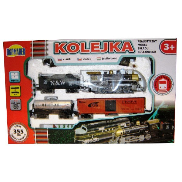Medium railway 355 cm + 3 carriages Dromader ZD-5088