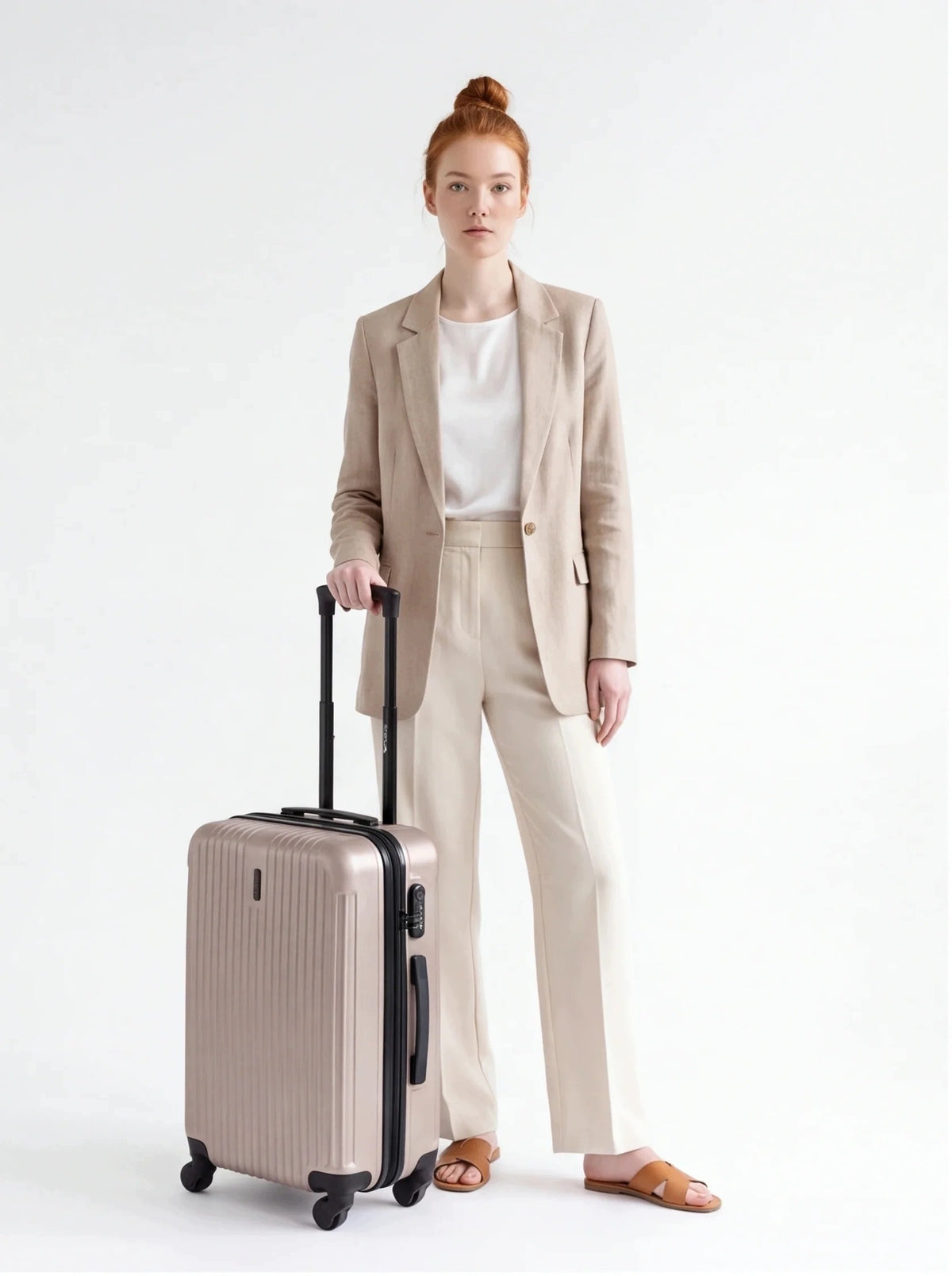 Medium suitcase WINGS XL ABS+ travel checked baggage wheels 360 24" Packaging status original