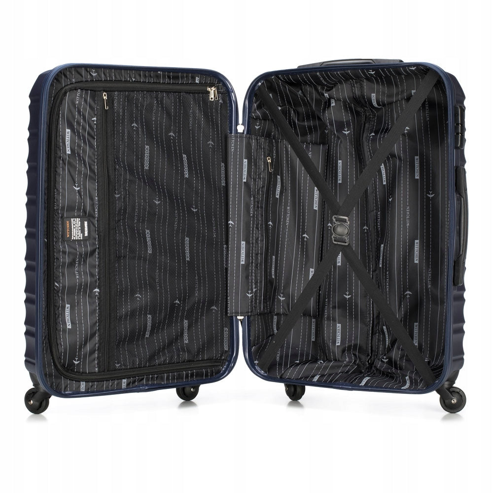 Medium suitcase WITTCHEN Groove Line 56-3A-312-91 grenade Brand WITTCHEN