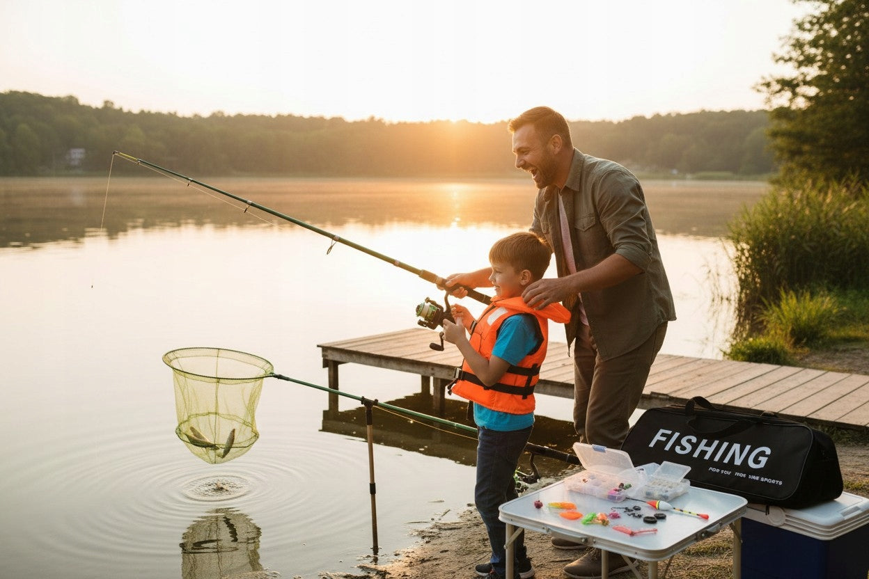 Mega Fishing Set Float Spinning Ready Fishing Rod Bait Mesh Manufacturer code 5903890733742